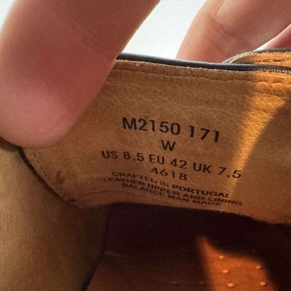 S Samuel Hubbard ’Highlander’ Mens 8.5 W‎ Brown Pebble Grain Leather Dress Shoes main image 5